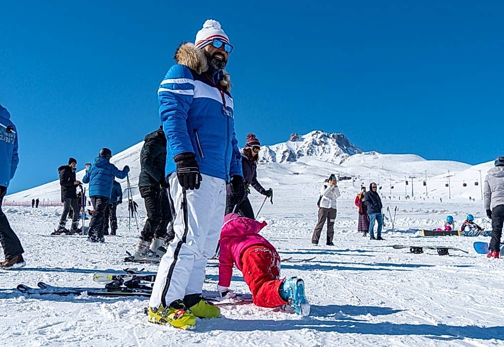 Erciyes’te sezon devam ediyor….