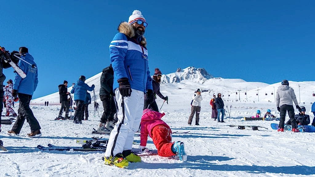 Erciyes'te sezon devam ediyor....